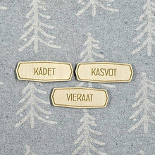 Katso kuvagalleriassa, Pyyhekyltit
