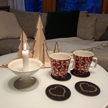 Katso kuvagalleriassa, Lasinaluset, sydän
